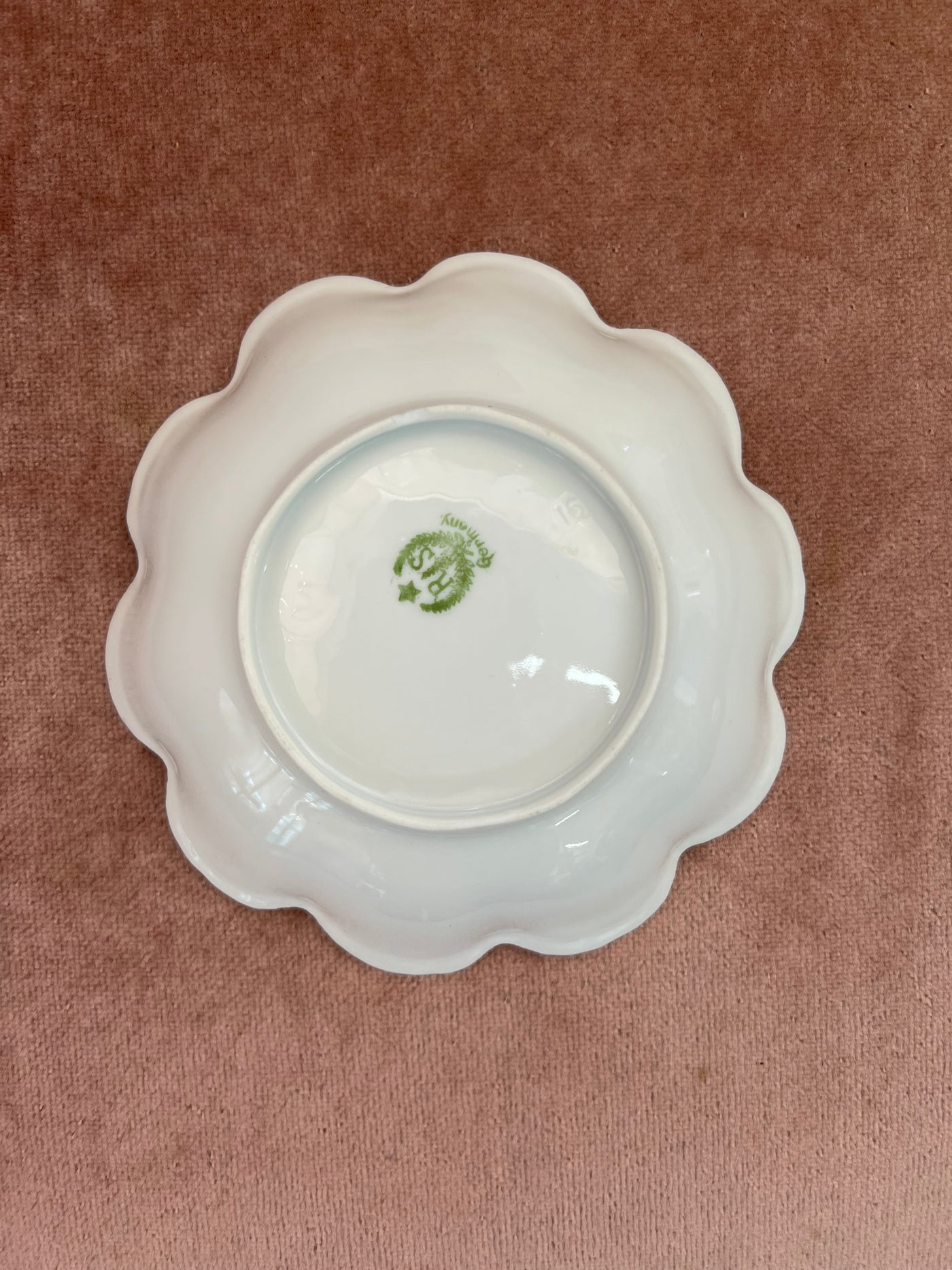 RS Germany Berry Bowl Nut Candy Floral Flowers Vintage Scalloped Edges-Graceful & Chic Boutique, Family Clothing Store in Waxahachie, Texas