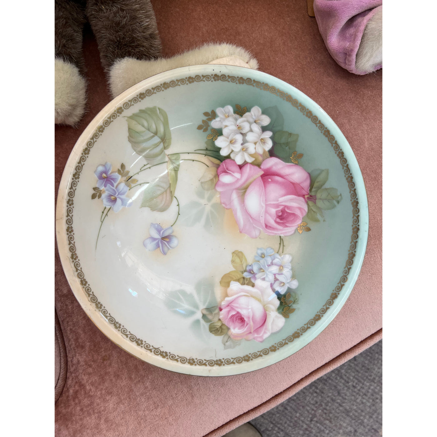 VINTAGE RS Germany Tillowitz Porcelain bowl. Handpainted-Graceful & Chic Boutique, Family Clothing Store in Waxahachie, Texas
