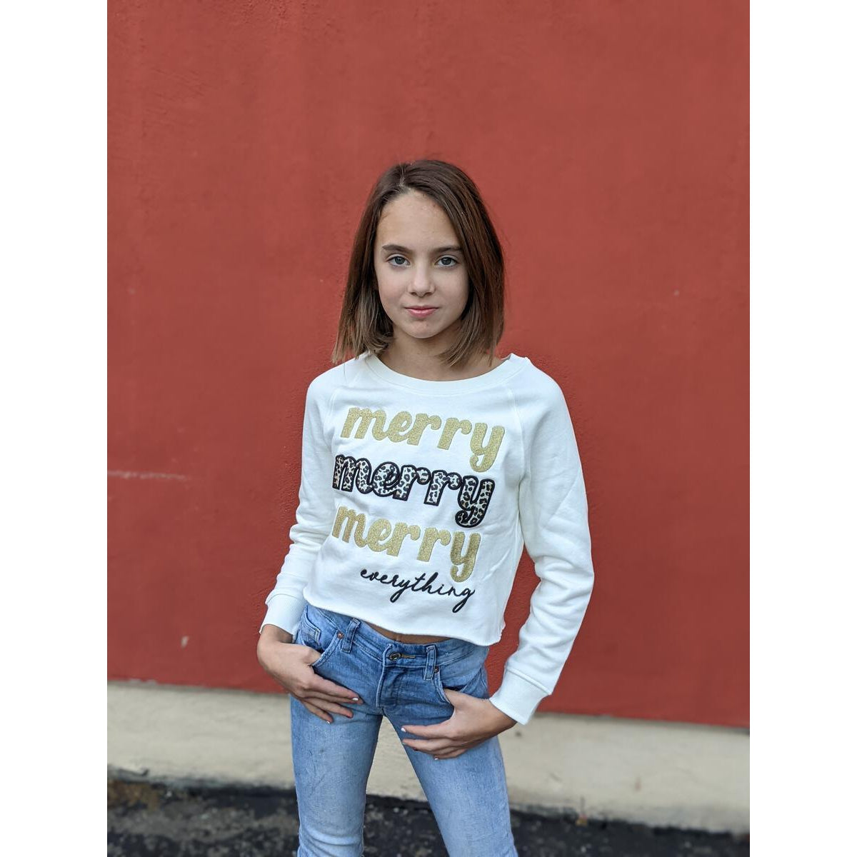 Merry Merry Merry Everything Top | The Perfect Pair-G Top-Graceful & Chic Boutique, Family Clothing Store in Waxahachie, Texas