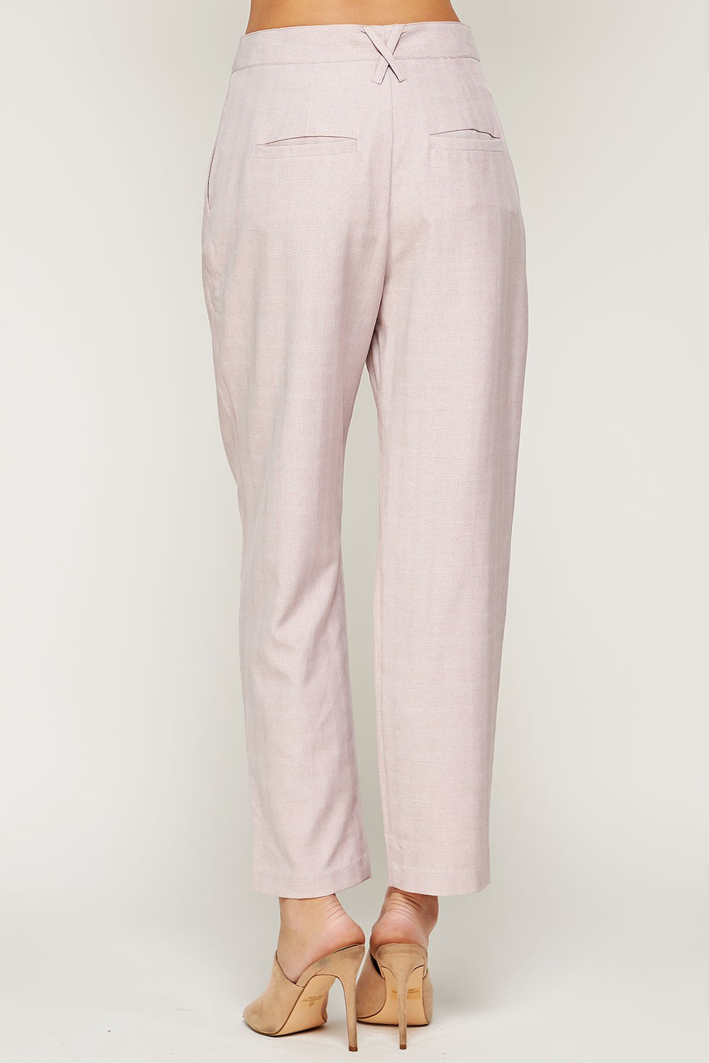 Laci Plaid Trousers in Mauve | The Perfect Pair-W Bottom-Graceful & Chic Boutique, Family Clothing Store in Waxahachie, Texas
