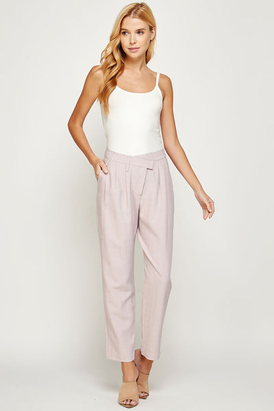 Laci Plaid Trousers in Mauve | The Perfect Pair-W Bottom-Graceful & Chic Boutique, Family Clothing Store in Waxahachie, Texas
