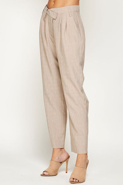 Laci Plaid Trousers in Taupe | The Perfect Pair-W Bottom-Graceful & Chic Boutique, Family Clothing Store in Waxahachie, Texas