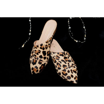 42 Gold - Leopard Mules-W Footwear-Graceful & Chic Boutique, Family Clothing Store in Waxahachie, Texas
