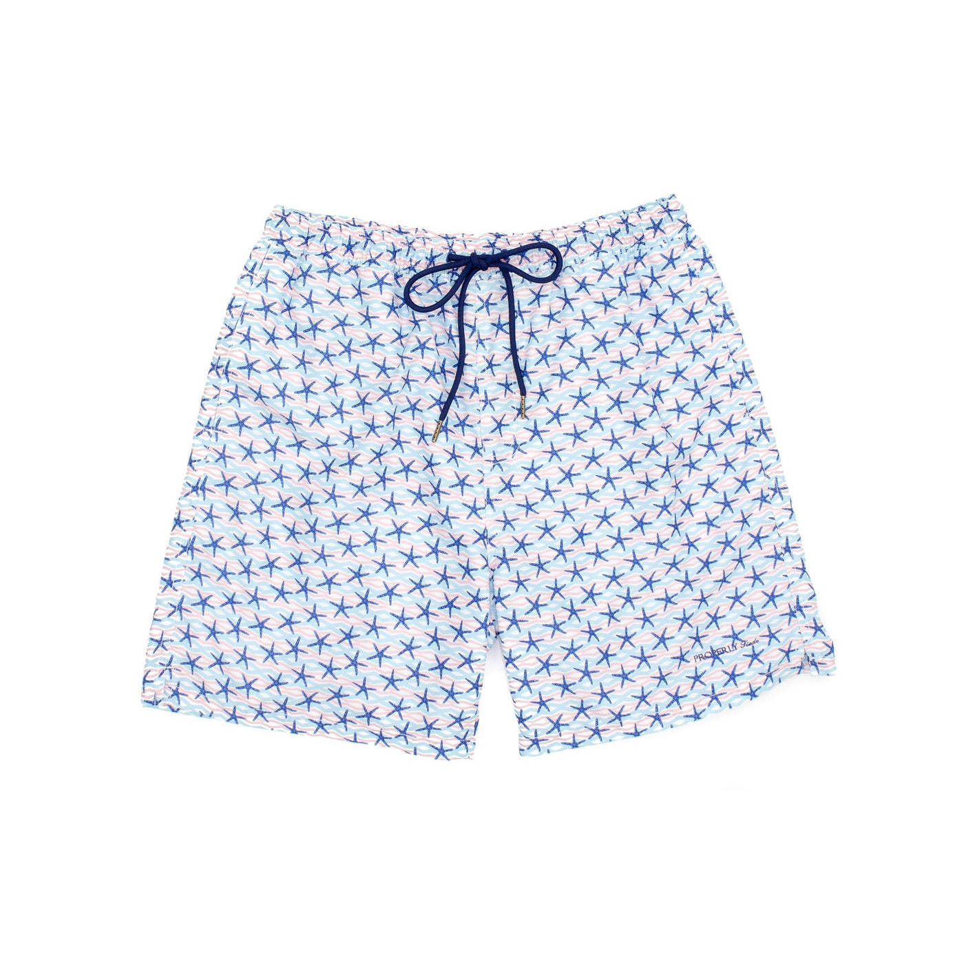 Men's Swim Trunk in Starfish - Properly Tied | The Perfect Pair-M Bottom-Graceful & Chic Boutique, Family Clothing Store in Waxahachie, Texas