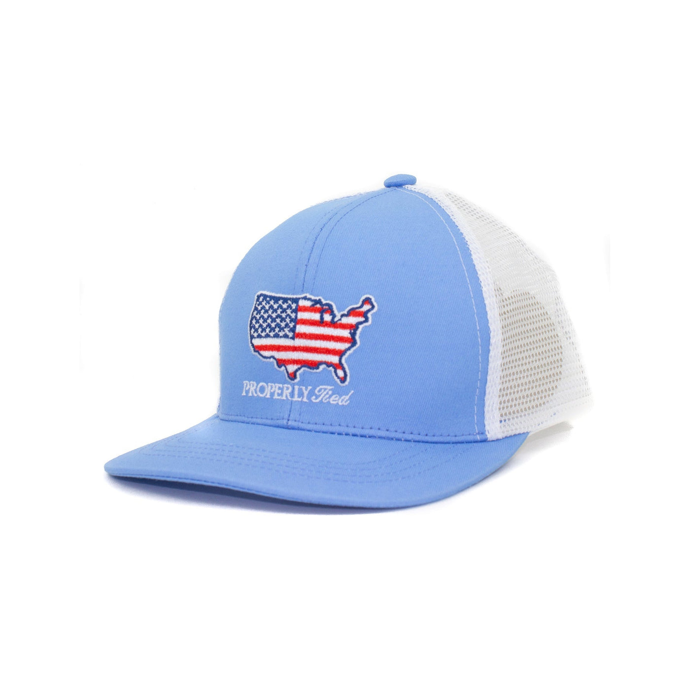 LD Old Glory Youth Trucker Hat - Properly Tied | The Perfect Pair-B Accessories-Graceful & Chic Boutique, Family Clothing Store in Waxahachie, Texas
