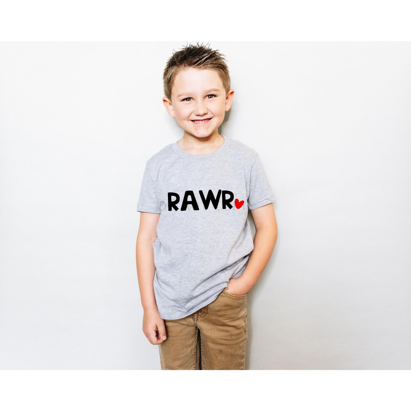 RAWR Valentine's Day Tee | The Perfect Pair-B Top-Graceful & Chic Boutique, Family Clothing Store in Waxahachie, Texas
