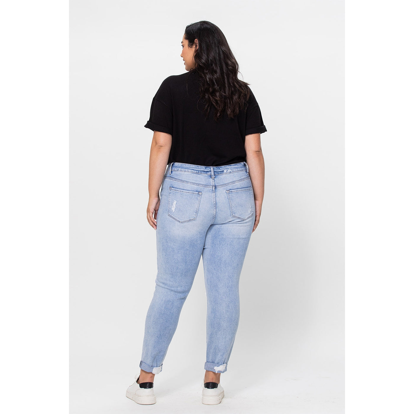 Bethani High Rise Slim Crop with Double Cuff in Plus | The Perfect Pair-W Bottom-Graceful & Chic Boutique, Family Clothing Store in Waxahachie, Texas