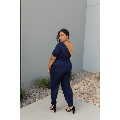 Arm And A Leg Jumpsuit In Navy-W Dress-Graceful & Chic Boutique, Family Clothing Store in Waxahachie, Texas