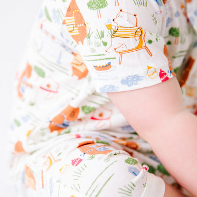 BBQ Bears Modal Magnetic Romper - Magnetic Me-B Romper-Graceful & Chic Boutique, Family Clothing Store in Waxahachie, Texas