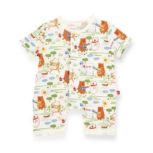 BBQ Bears Modal Magnetic Romper - Magnetic Me-B Romper-Graceful & Chic Boutique, Family Clothing Store in Waxahachie, Texas