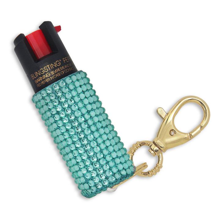 Mint Rhinestone Pepper Spray-W Accessories-Graceful & Chic Boutique, Family Clothing Store in Waxahachie, Texas
