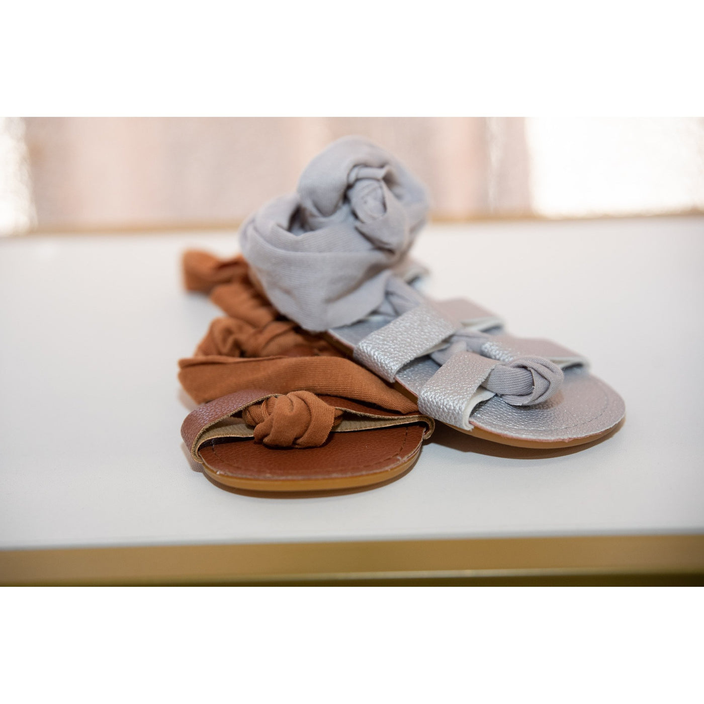 Beach Love Infant Shoes - Silver-K Footwear-Graceful & Chic Boutique, Family Clothing Store in Waxahachie, Texas
