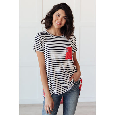 Beach Resort Tee-W Top-Graceful & Chic Boutique, Family Clothing Store in Waxahachie, Texas