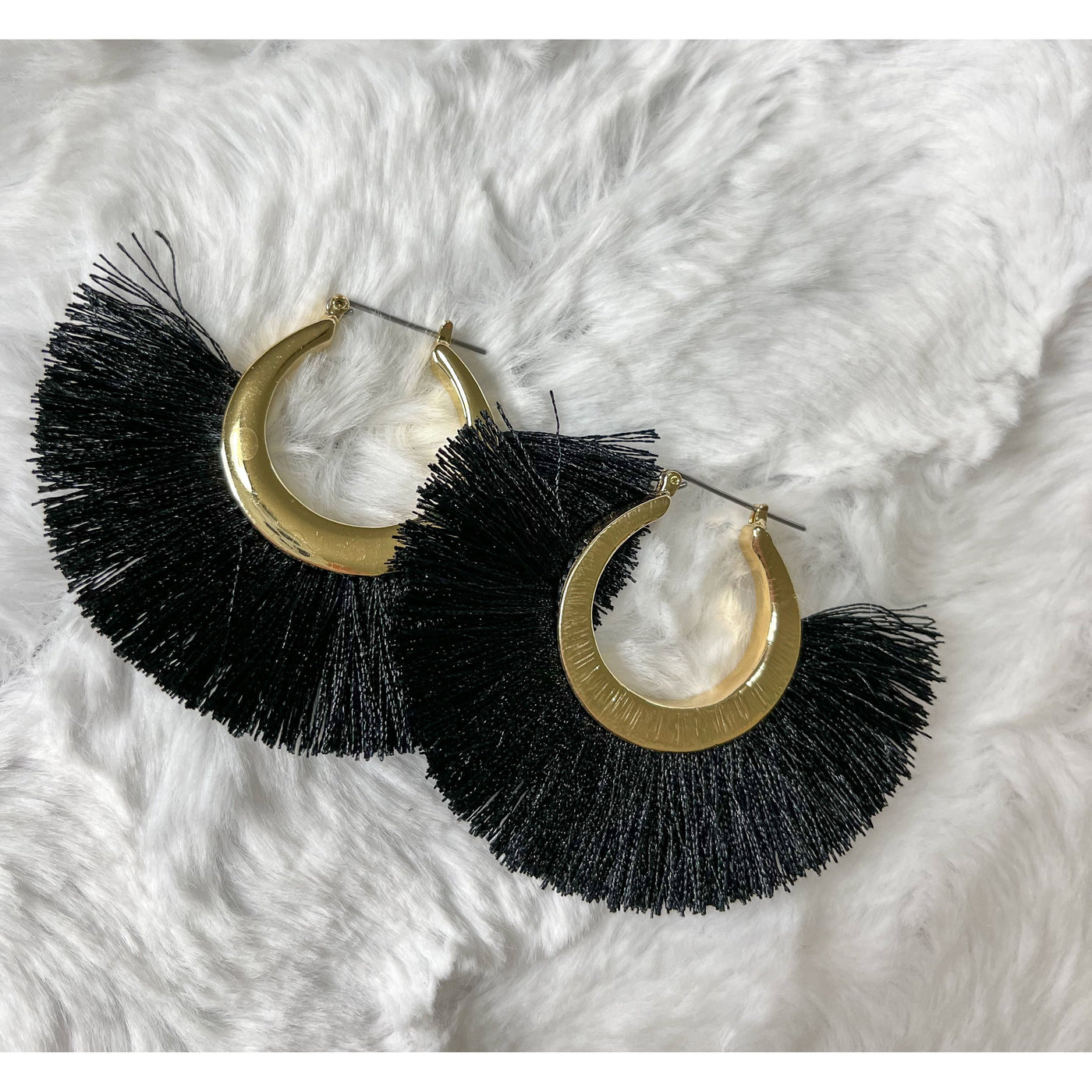 Betsy Earrings in Black-W Jewelry-Graceful & Chic Boutique, Family Clothing Store in Waxahachie, Texas