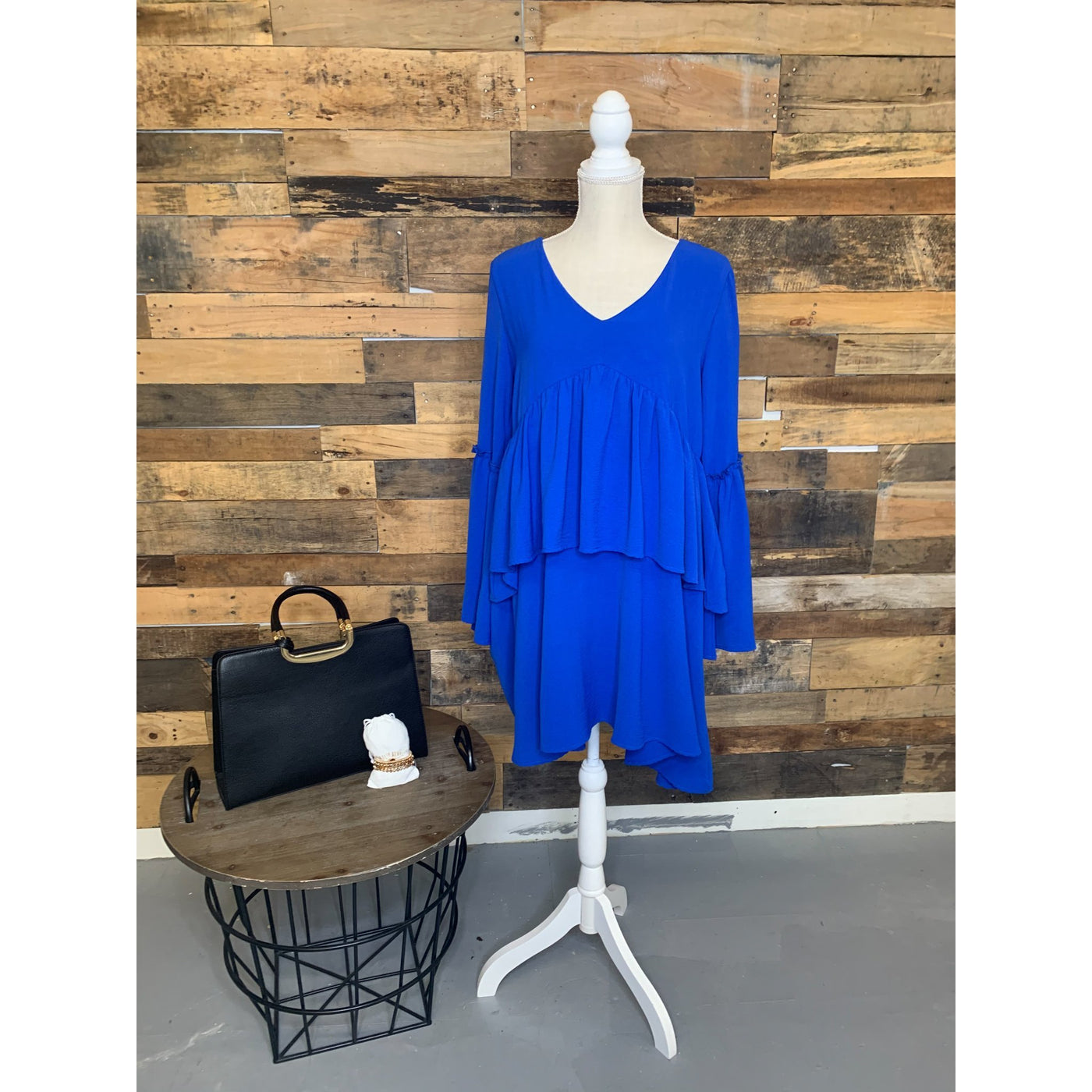 Bianca Blue Dress-W Dress-Graceful & Chic Boutique, Family Clothing Store in Waxahachie, Texas