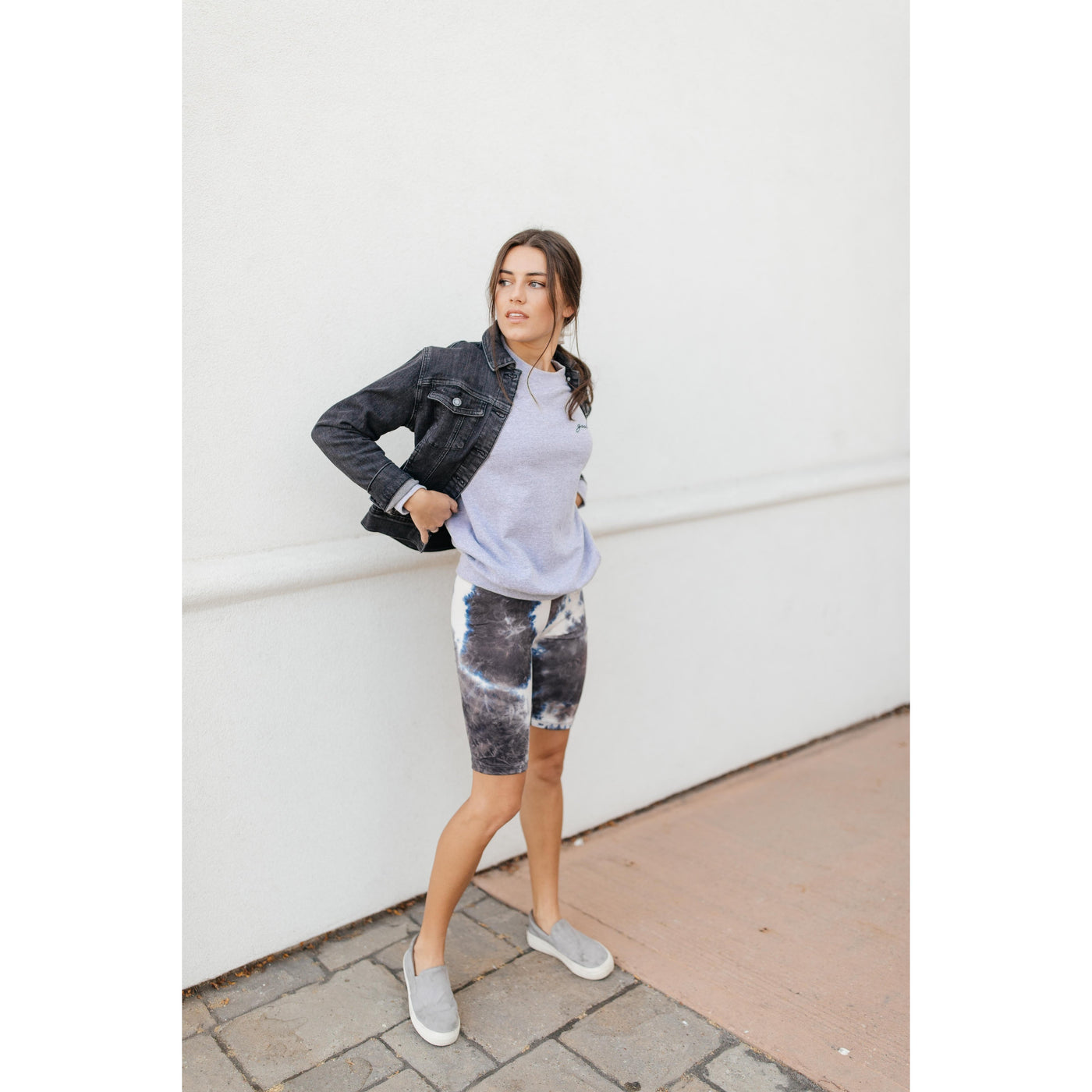 Biking In Style Charcoal Biker Shorts-W Bottom-Graceful & Chic Boutique, Family Clothing Store in Waxahachie, Texas