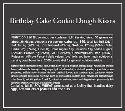 Sweetables | Birthday Cake Cookie Dough Kisses-Snacks & Treats-Graceful & Chic Boutique, Family Clothing Store in Waxahachie, Texas