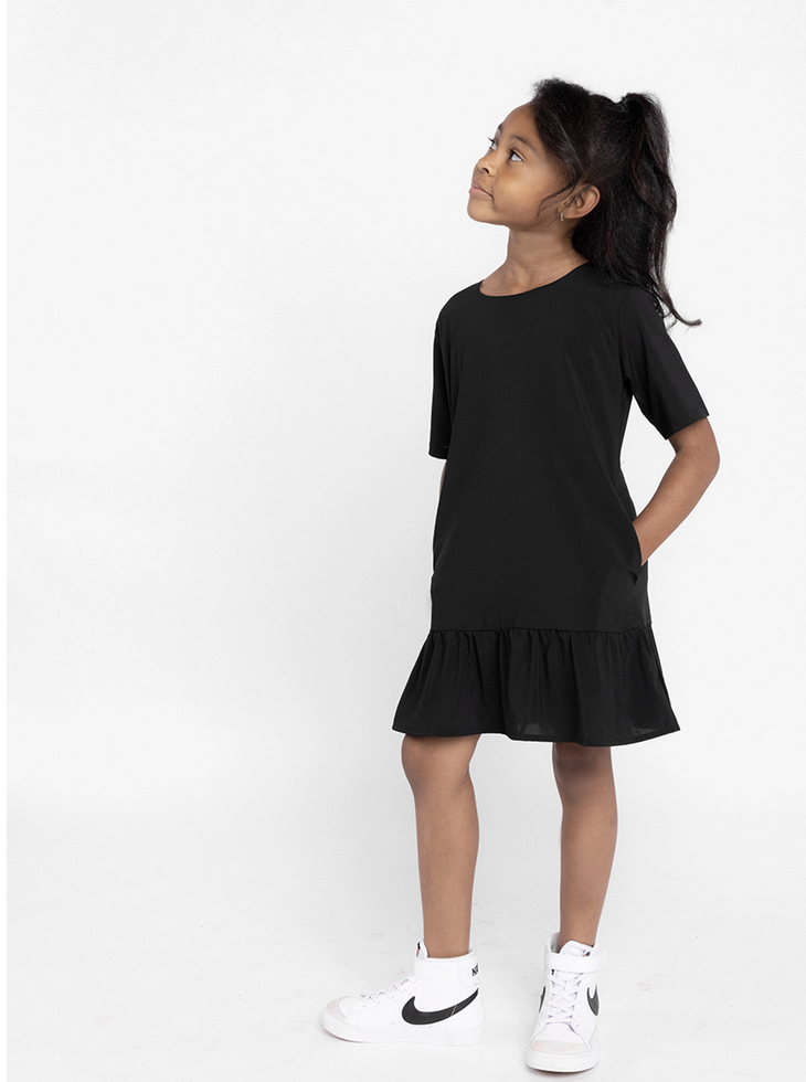 Black Flare Dress with Pockets | The Perfect Pair-G Top-Graceful & Chic Boutique, Family Clothing Store in Waxahachie, Texas