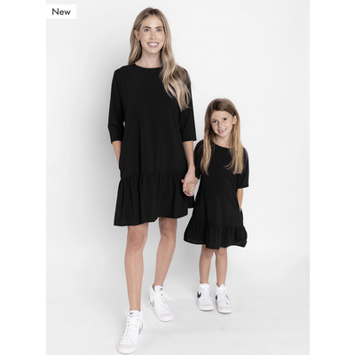 Black Flare Dress with Pockets | The Perfect Pair-G Top-Graceful & Chic Boutique, Family Clothing Store in Waxahachie, Texas