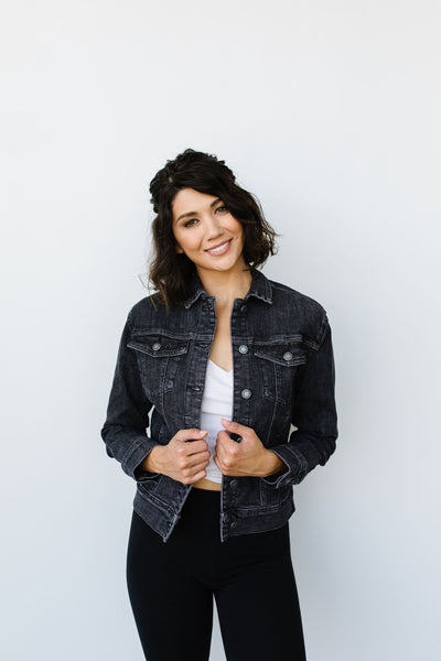 Black Magic Jean Jacket-W Top-Graceful & Chic Boutique, Family Clothing Store in Waxahachie, Texas