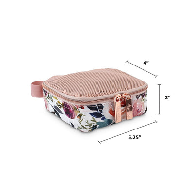 Blush Floral Pack Like A Boss Packing Cubes-I Essentials-Graceful & Chic Boutique, Family Clothing Store in Waxahachie, Texas