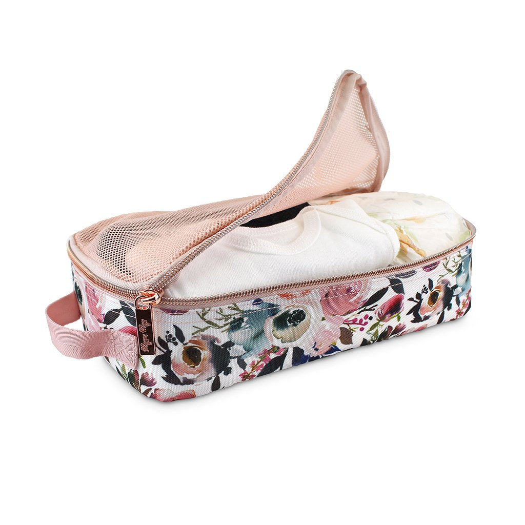 Blush Floral Pack Like A Boss Packing Cubes-I Essentials-Graceful & Chic Boutique, Family Clothing Store in Waxahachie, Texas