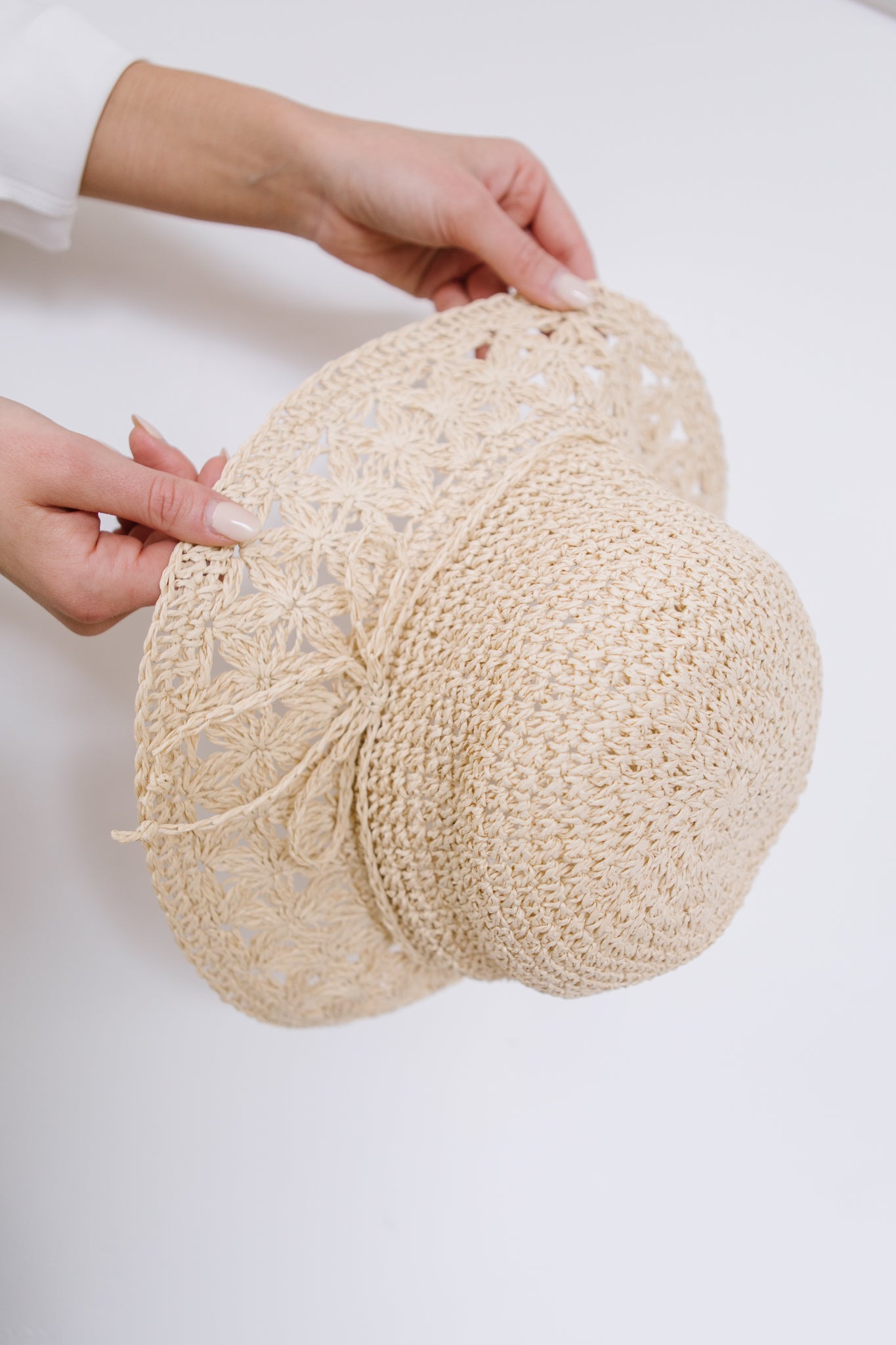 Braided Bow Straw Hat-Womens-Graceful & Chic Boutique, Family Clothing Store in Waxahachie, Texas