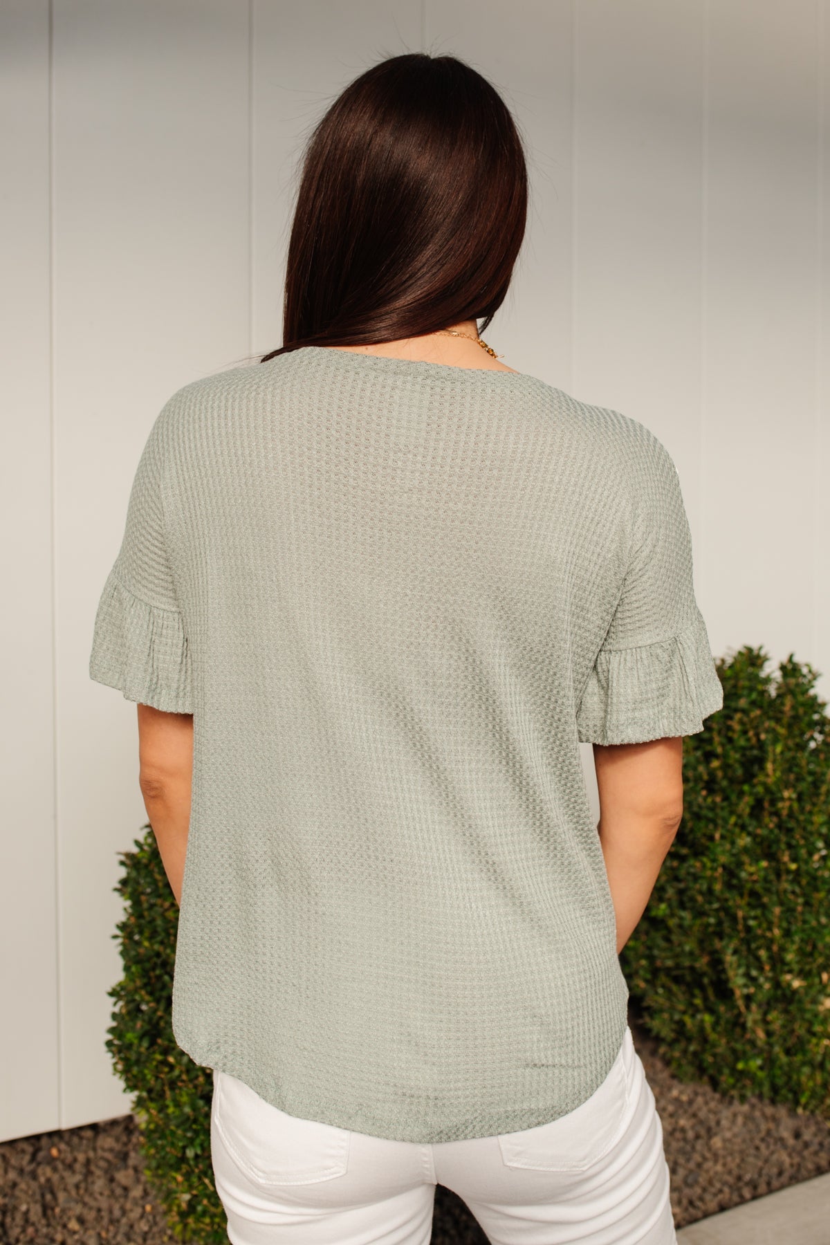 Break Away Top In Sage-Womens-Graceful & Chic Boutique, Family Clothing Store in Waxahachie, Texas