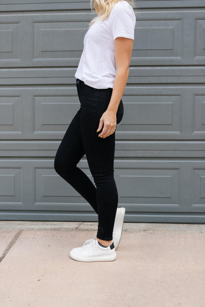 Brooklyn Black Jeans-W Bottom-Graceful & Chic Boutique, Family Clothing Store in Waxahachie, Texas