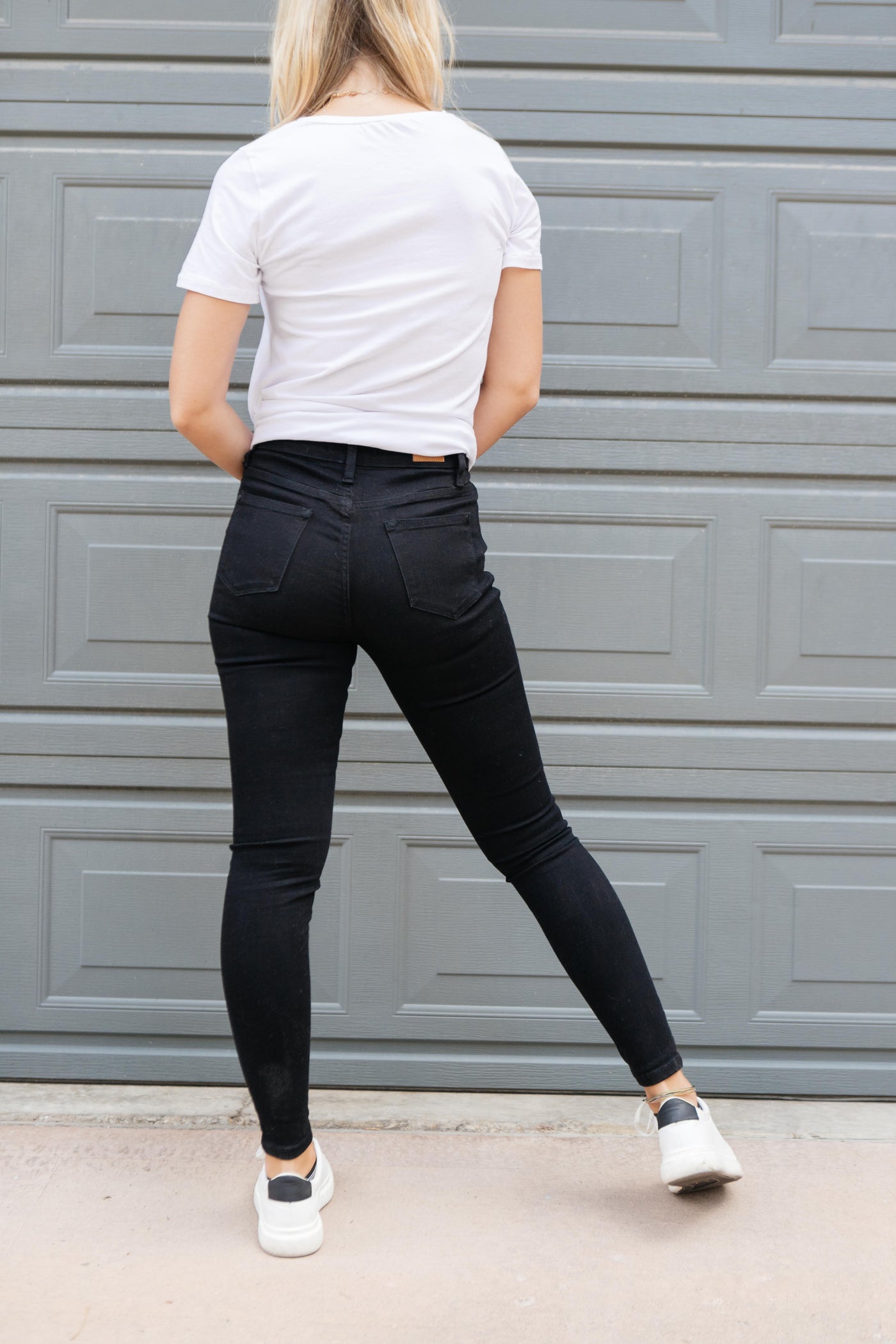Brooklyn Black Jeans-W Bottom-Graceful & Chic Boutique, Family Clothing Store in Waxahachie, Texas
