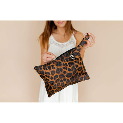 Callie Clutch - Leopard-W Bag-Graceful & Chic Boutique, Family Clothing Store in Waxahachie, Texas