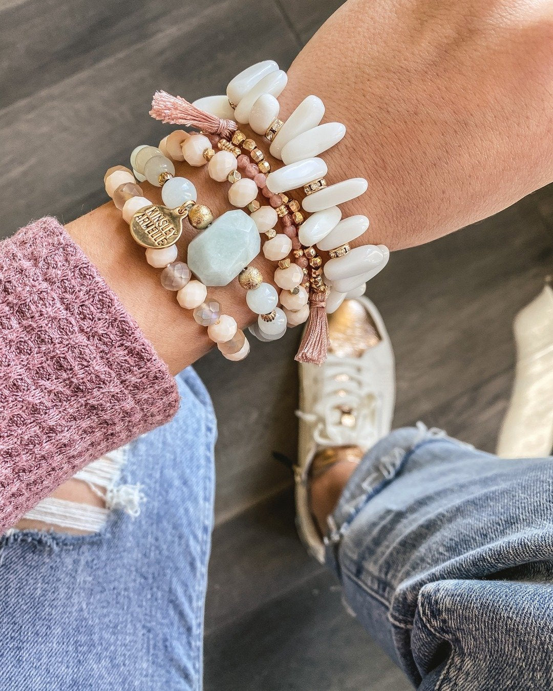 Chip Collection - Ashen Bracelet-W Jewelry-Graceful & Chic Boutique, Family Clothing Store in Waxahachie, Texas