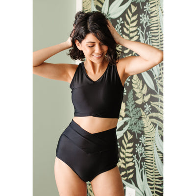 Come Sail Away Swim Bottoms In Black-Womens-Graceful & Chic Boutique, Family Clothing Store in Waxahachie, Texas
