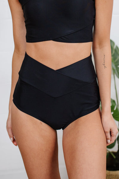 Come Sail Away Swim Bottoms In Black-Womens-Graceful & Chic Boutique, Family Clothing Store in Waxahachie, Texas