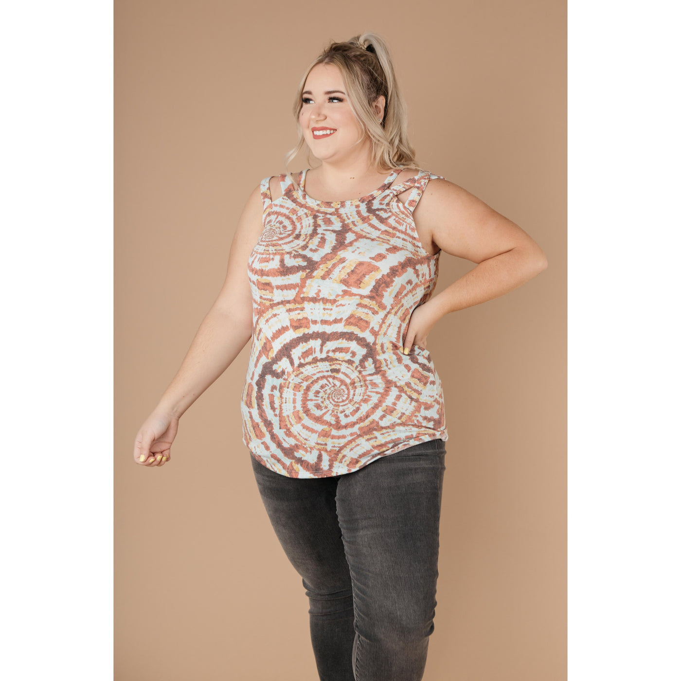 Concentric Rings Top-W Top-Graceful & Chic Boutique, Family Clothing Store in Waxahachie, Texas