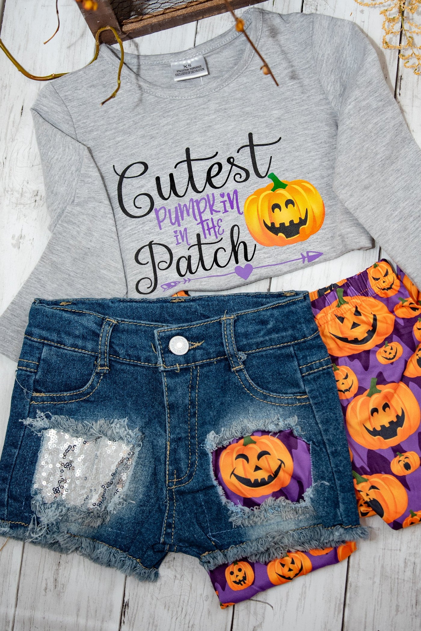 Cutest Pumpkin In the Patch - 3 Piece Set-G Set-Graceful & Chic Boutique, Family Clothing Store in Waxahachie, Texas