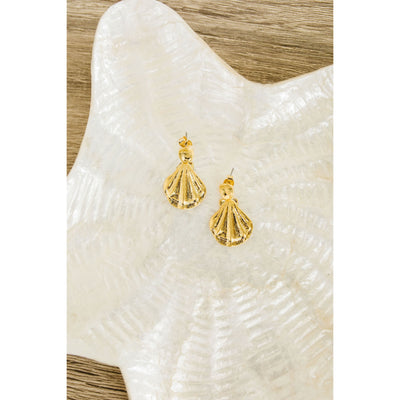 Dangling Sea Shell Earrings-W Jewelry-Graceful & Chic Boutique, Family Clothing Store in Waxahachie, Texas