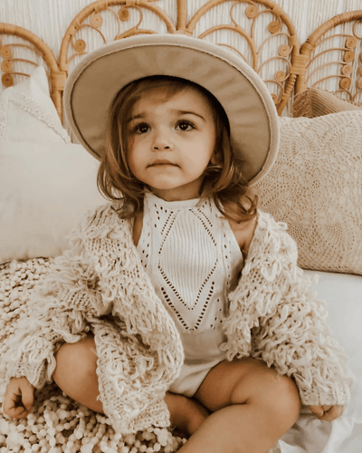 Drake Halter Romper - Gardenia Crochet-G Romper-Graceful & Chic Boutique, Family Clothing Store in Waxahachie, Texas