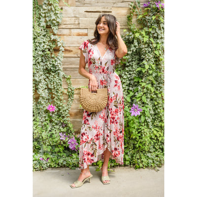 Endless Floral Maxi Dress-Womens-Graceful & Chic Boutique, Family Clothing Store in Waxahachie, Texas