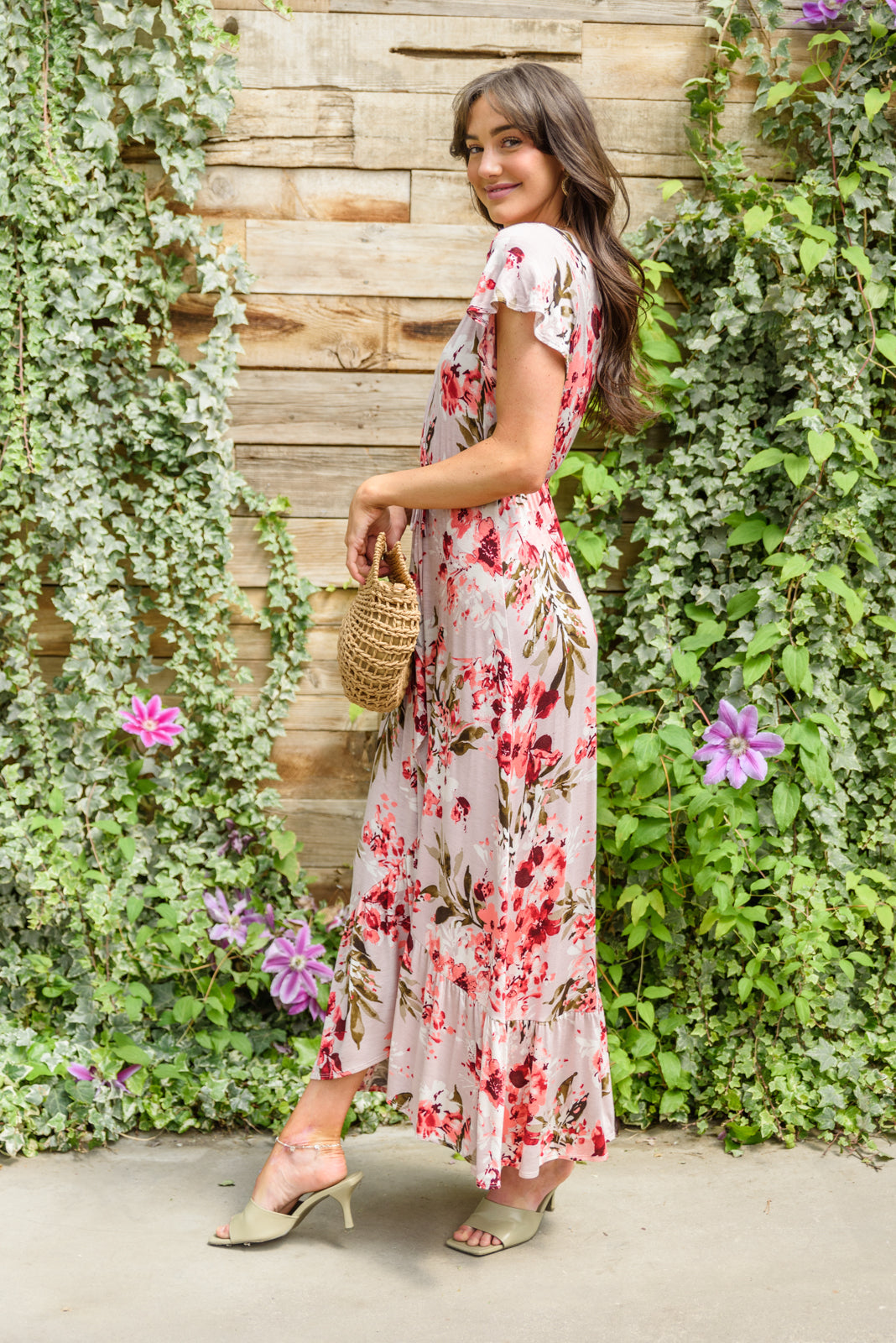 Endless Floral Maxi Dress-Womens-Graceful & Chic Boutique, Family Clothing Store in Waxahachie, Texas