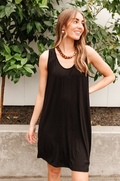 Exact Moment Dress in Black-Womens-Graceful & Chic Boutique, Family Clothing Store in Waxahachie, Texas
