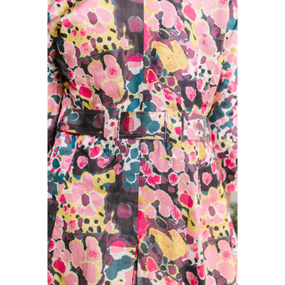 Floral Whimsy Trench-W Top-Graceful & Chic Boutique, Family Clothing Store in Waxahachie, Texas