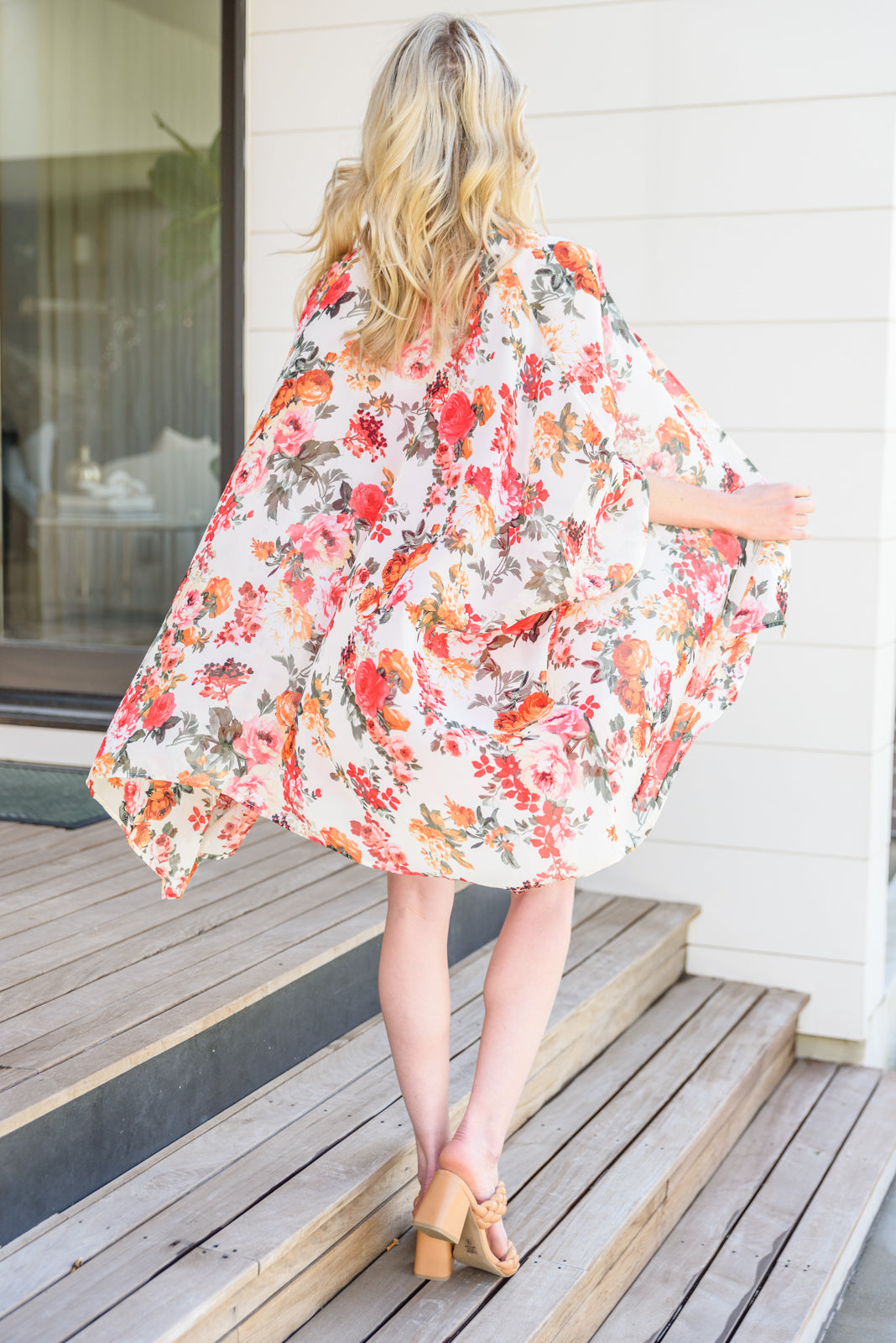 Flowers By The Lake Kimono-Womens-Graceful & Chic Boutique, Family Clothing Store in Waxahachie, Texas