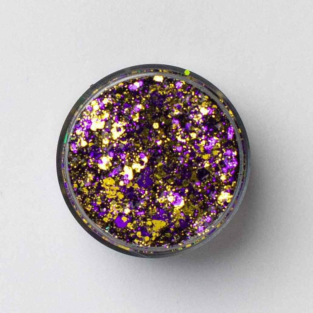 Purple & Gold Glitter Gel - Galexie Glizter-Graceful & Chic Boutique, Family Clothing Store in Waxahachie, Texas