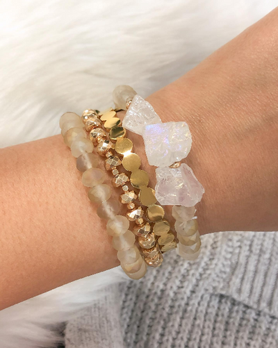 Goddess Collection - Arinna Bracelet Gold-W Jewelry-Graceful & Chic Boutique, Family Clothing Store in Waxahachie, Texas