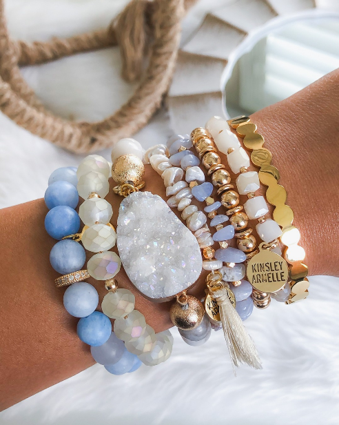 Goddess Collection - Arinna Bracelet Gold-W Jewelry-Graceful & Chic Boutique, Family Clothing Store in Waxahachie, Texas