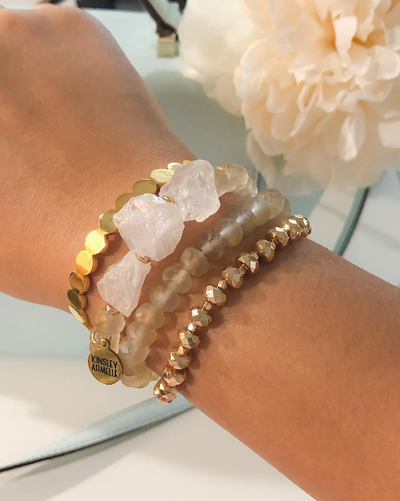 Goddess Collection - Arinna Bracelet Gold-W Jewelry-Graceful & Chic Boutique, Family Clothing Store in Waxahachie, Texas