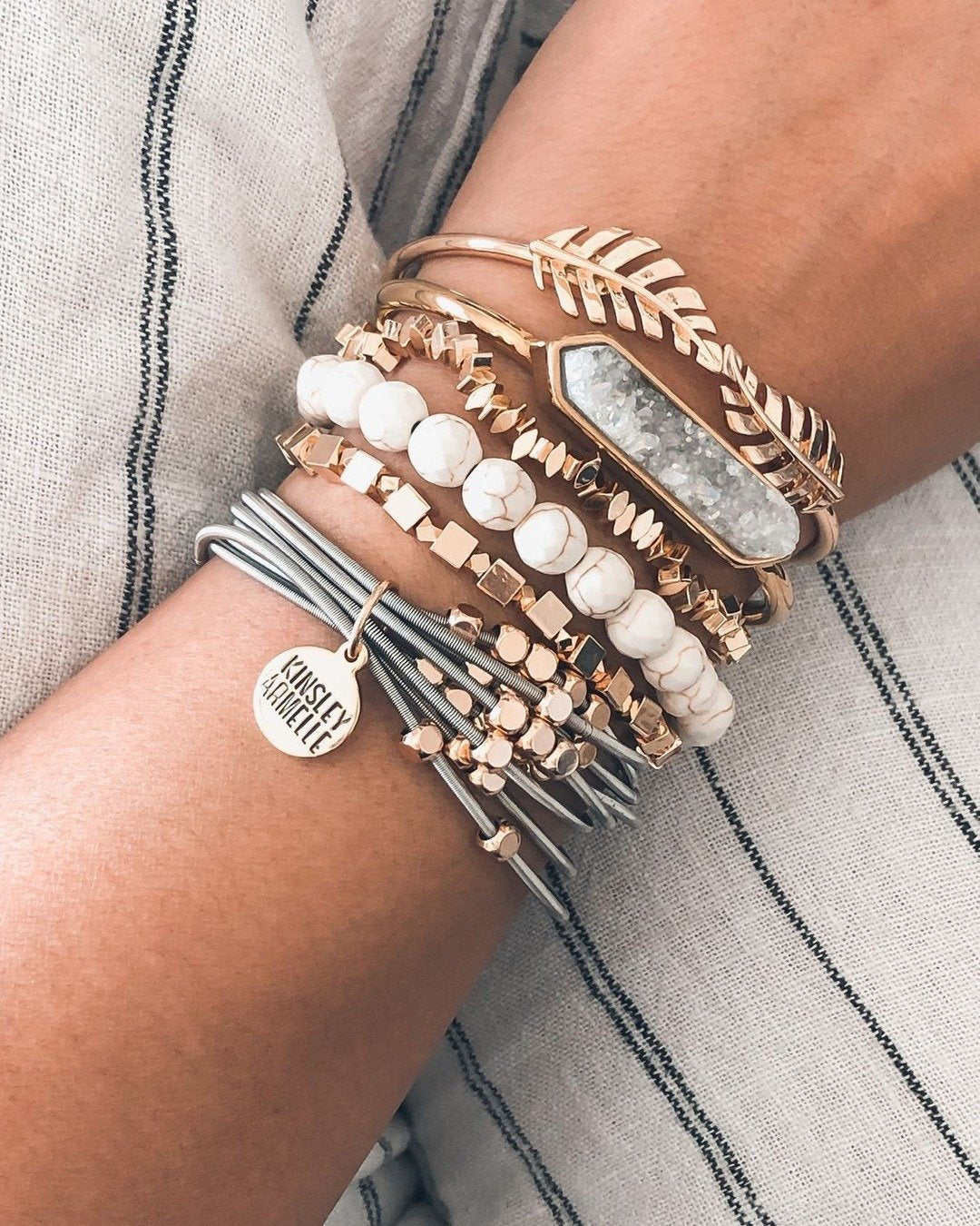 Goddess Collection - Fiona Gold Bracelet-W Jewelry-Graceful & Chic Boutique, Family Clothing Store in Waxahachie, Texas