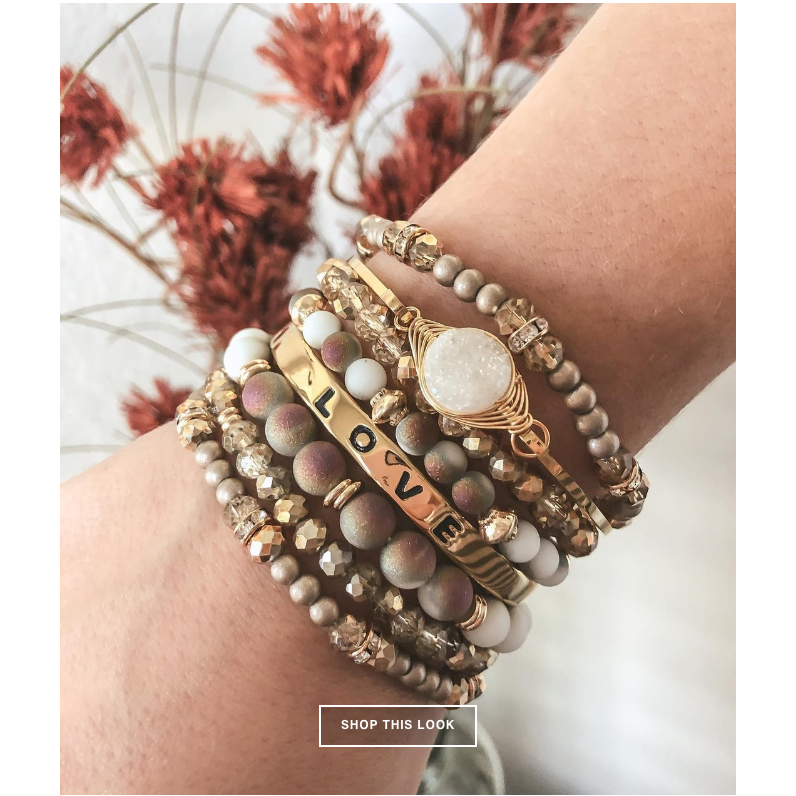 Goddess Collection - Kami Bracelet Set-W Jewelry-Graceful & Chic Boutique, Family Clothing Store in Waxahachie, Texas