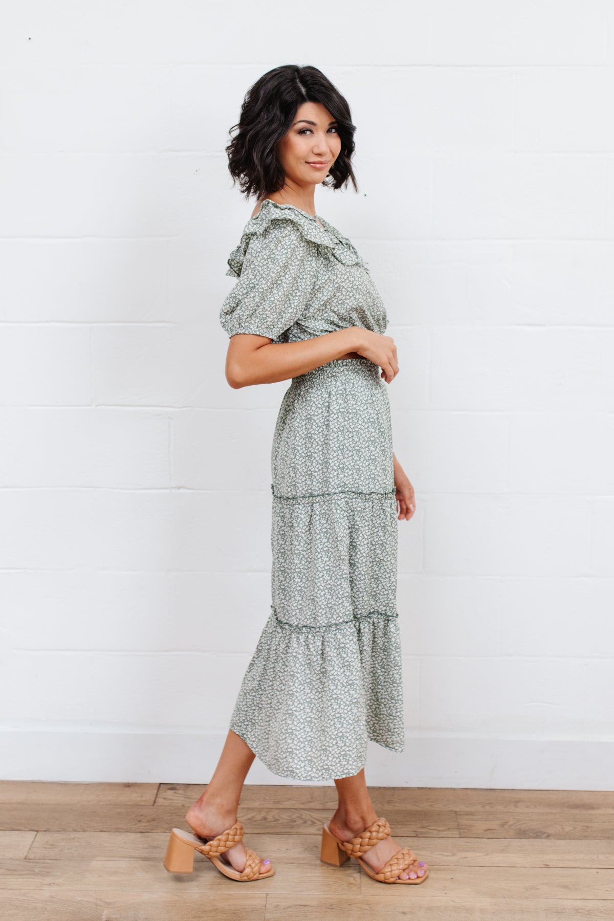 Golden Hour Skirt in Sage-Womens-Graceful & Chic Boutique, Family Clothing Store in Waxahachie, Texas